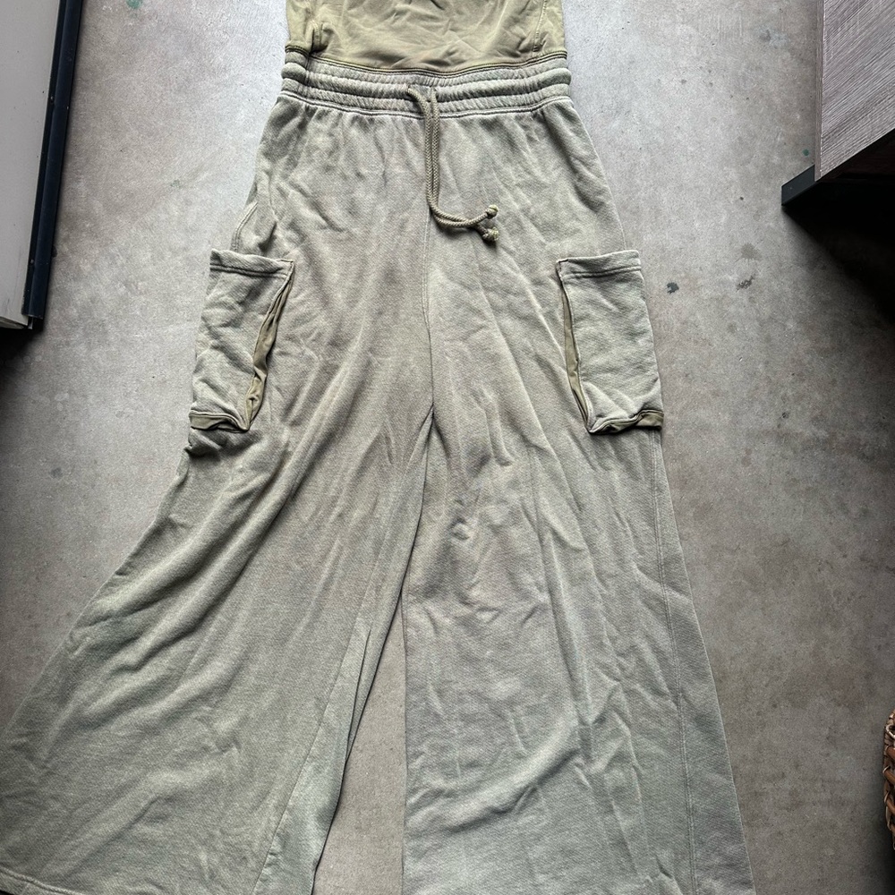 Free People Grand Slam Onsie in Olive